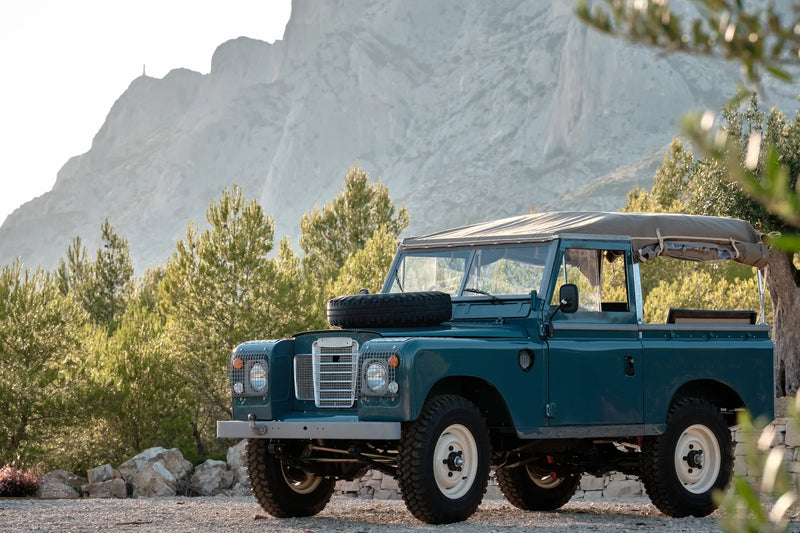 Visite du domaine en Land Rover Vintage